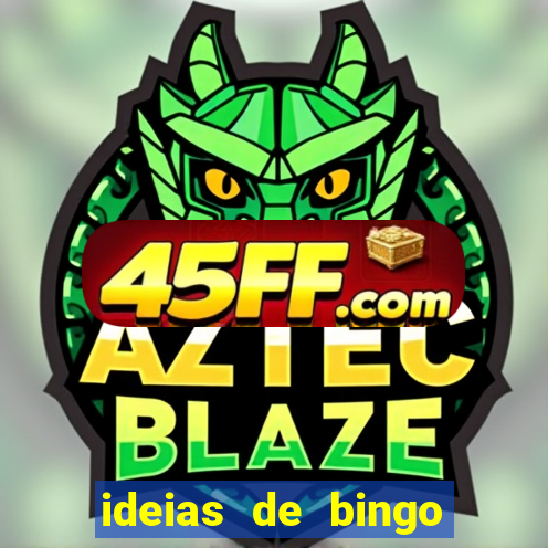 ideias de bingo para o natal